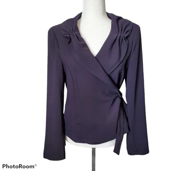 Sandro Ferrone Wrap Blouse / Light Blazer - Picture 3 of 13